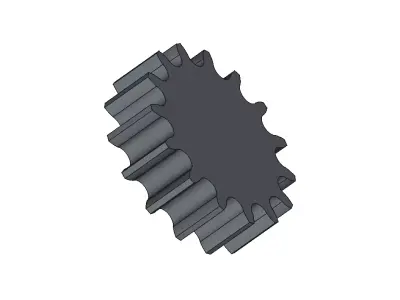 Lantern Gear Low-poly 3D model