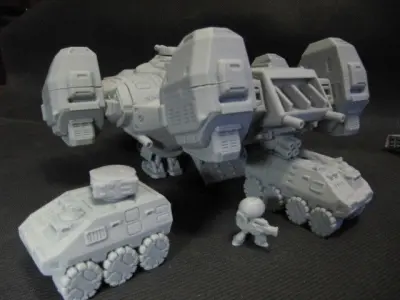 CHIBI-TECH SD - KODIAK APC 3D print model