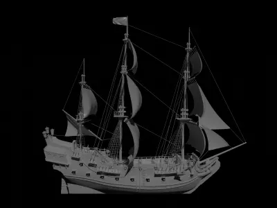 Black Pearl  3D model