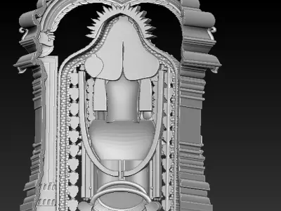 Balaji hindu statue 3D print model