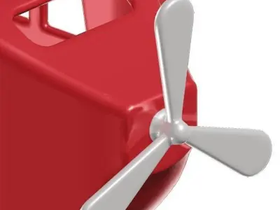 Mini Aircraft Toy 3D model