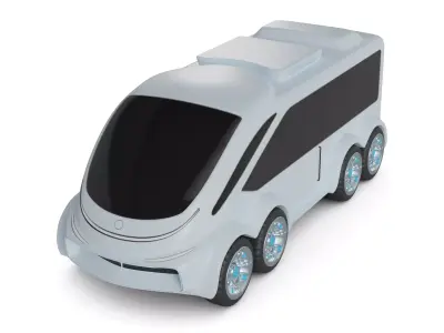 Snow Coach 3D model