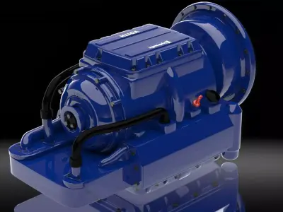 Transmission VOITH DIWA 6 Free 3D model