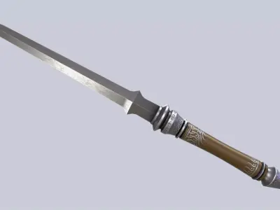 Dagger Low-poly 3D model purchase