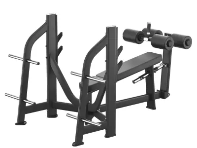  E-7041 Olympic Decline Bench 3D model