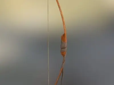 Bow Arrow Low-poly 3D model