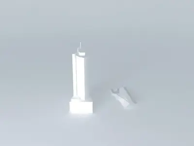 Parus Office Tower 3D model