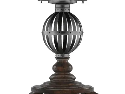 European Farmhouse-Provencal Gardens Table 3D model