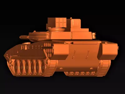 military tank 2 3D print model
