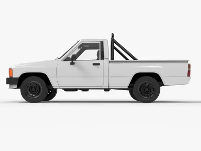 Toyota Hilux 1983-1988 Pickup  3D model