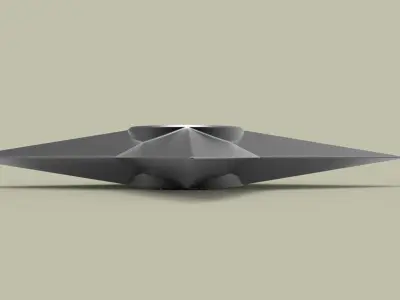 Shuriken 2 star 3D model