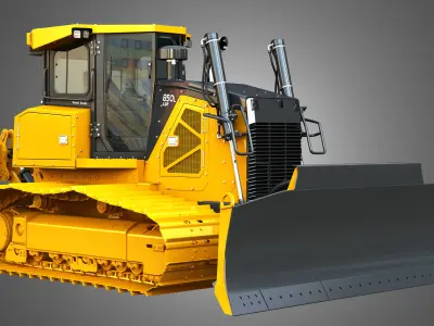 850L LGP Crawler Dozer 3D model