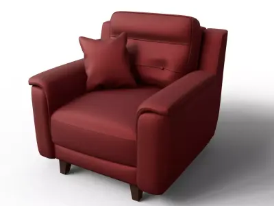 Patrick Sofa Set Low-poly 3D model