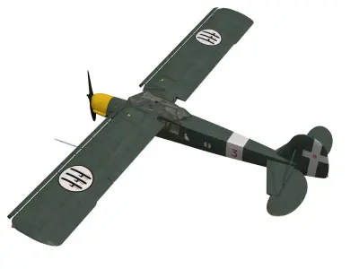 fieseler fi 156 storch C-2 3D model