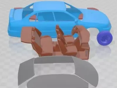 Subaru Legacy 1994 Printable Car 3D print model