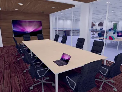 Laptop SHC Quick Office LM Low-poly 3D model