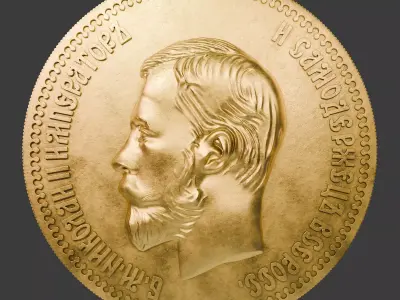 Nikolas 2 Coin 3D print model