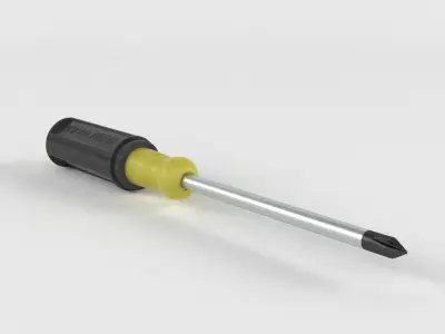 6 Piece Screwdriver Set 3D model