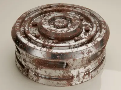 Rusty Mechanical Prop 2 3D model