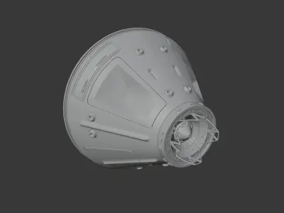 REALISTIC SPACE CARAFT CAPSULE 3D model