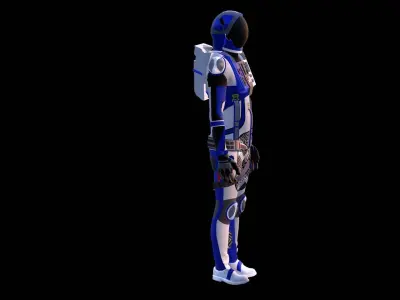 Astronaut Spacesuit Malaysia 3D model