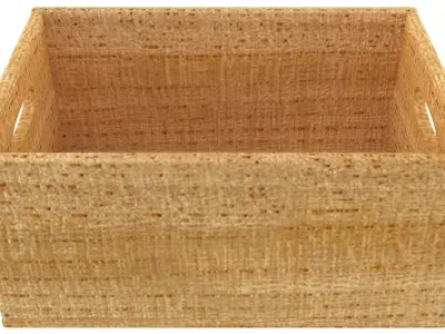 Wooden Box 3D model purchase