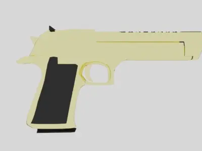 Desert Eagle Free low-poly 3D model purchase