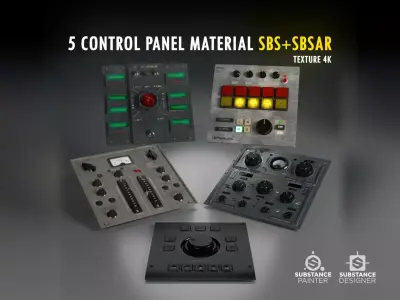 5 Control Panel Material  Texture