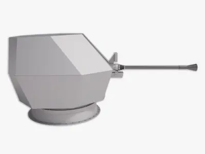 Bofors 40 Mk4 BAE 3D model 3D model
