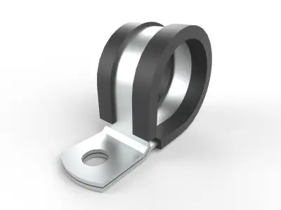 Cable Clamp M3 Low-poly 3D model