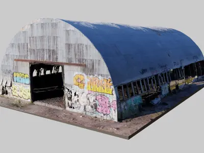 Abandoned-Soviet-Base-Building-4 3D model