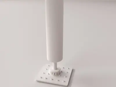 Suction Stand Punching Bag 3D model