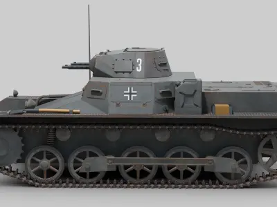Panzer 1 Ausf B 3D model