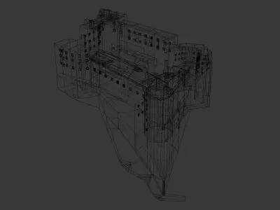 Citadelle Laferriere Fortress  Low-poly 3D model