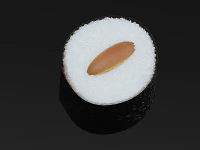 Sushi roll 3D model purchase