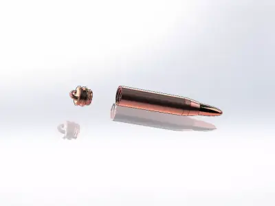 bullet 3D model