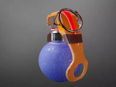 Grenade L111 A1 B1 Low-poly 3D model