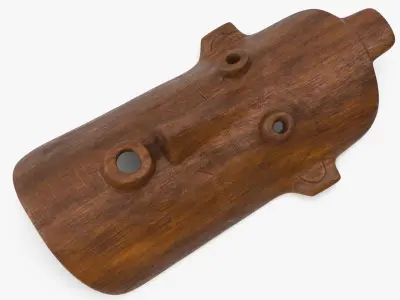  African Congo Mask Wood 