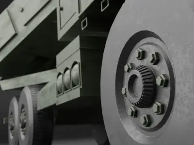 HIMARS M142 HighPoly 3d model 3D model