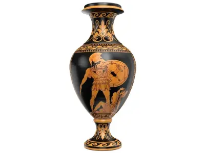 Greek Vase - Ancient Greek Pottery 3D model