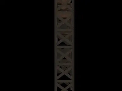 Industrial Eiffel Storage racks 3D model