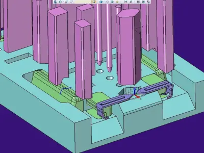 AGRAFE2 circuit board Free 3D model