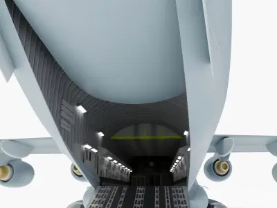C-17 Globemaster with Interior 3D model