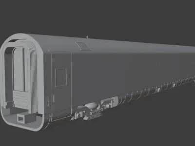 H0 1-87 scale Reisezugwagen Apmz 116 1 3D print model