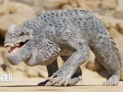 Gamourosaurus Free 3D model