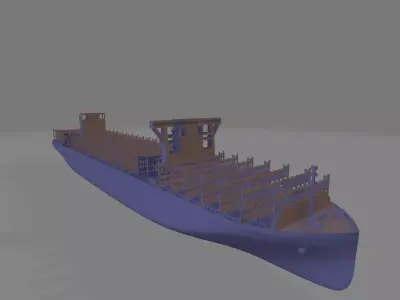 RC model Container ship MSC irina 3D print model