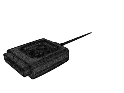 Futuristic Data Drive USB 3D model