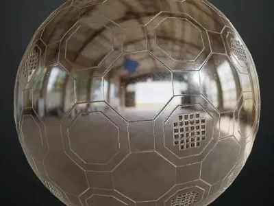 Silver Awesome Metal Surface PBR Seamless Texture buy