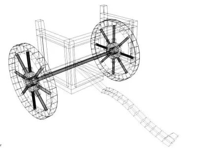 Chariot - Assyrians 3D model