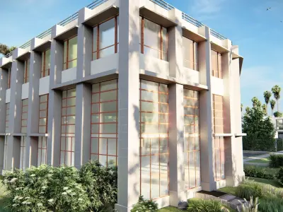 Public Building 04 Low-poly 3D model